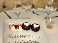 【★Valentine’s Day Special  Course★】メインにポーターハウスステーキにデザートはフォンダンショコラ～