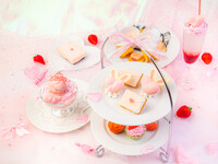 【ランチ・ディナー】ハートの女王様のラブレターアフタヌーンティー～ストロベリーパーティー～カフェフリー・お席時間閉店まで