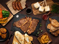 冬季【シーサイドDXエリア】BBQステーキコース（ALLドリンク飲み放題付き）