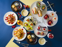 《FIKA AFTERNOON TEA》 [北欧×苺]Nordic Strawberry fair・【3月～5月】ケーキ、菓子、セイボリーのアフタヌーンティーセット