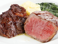 [LUNCH] Lunch met filet mignon en zeevruchten: 100 g prime filet, dessert, 5 gerechten