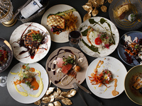 【Winter Tribe】選べるプリフィックスランチ2品＋ソムリエ厳選 ワインペアリング2種付＋TWGカフェフリー(平日/土日祝)