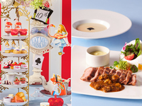 【土日祝夜限定】≪乾杯酒＋ポークディナー付≫アリスのストロベリーアフタヌーンティー