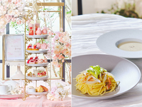 【パスタランチ】桜色のストロベリーアフタヌーンティー（平日）