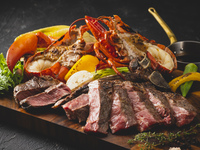 【３/２８限定Live&Dinner】T-Bone Steak & Grilled Homard Course  (for 2 persons)
