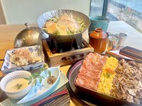 Weekday only! [Touka's Feast Lunch] "Black Wagyu Beef Chirashi" & "Small pot of seasonal fish in golden dashi broth and our specialty! Sundaru Daikon radish tempura" Weekday special price 1,990 yen