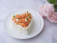 【White day】"Eat me" -White strawberry cake-