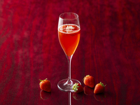 【Valentine's Day】Lunch Set B★ローストビーフ食べ放題！！+チョコレートデザート+いちごのノンアルコールカクテル付き