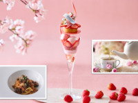 【平日】「1ドリンク＆パスタ付き大人のご褒美パフェ～旬のいちごと春薫るさくらの宴～」