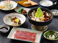 近江牛と山菜すきやきランチランチ＜2/26～4/25＞