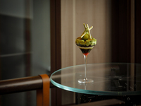 春の京を感じる抹茶パフェ