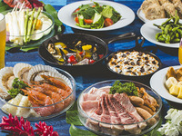 [2026 10/1~10/31] Poolside BBQ Set 12,000YEN＊Includes a free flow, including canned Orion Beer and canned juice