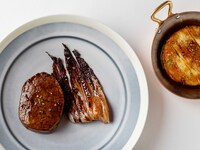 【ディナーコース 4皿】前菜+メイン2皿+デザート+ウエルカムシャンパン付き