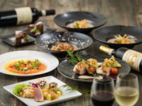 Seasonal party plan using seasonal ingredients. 2 hours of all-you-can-drink. 