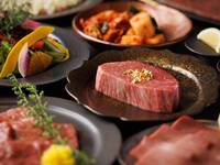 [Private room guaranteed] "Ushihime Luxury Course" 16 dishes / 16,500 yen ♦︎ The ultimate plan to enjoy the finest Chateaubriand, Zabuton, and Ichibone (aitchbone) <Special price for Japanese and foreign residents in Japan>