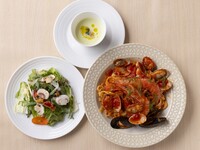 【Free Drink 120min】"Lunch Prifix A"ドンコナコネリー自慢の窯焼ピザ5種or生パスタ3種