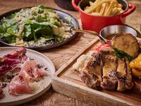 【カジュアルパーティープラン全7品】歓迎会や送別会に 炭火焼チキンやパスタ等＋2h飲み放題