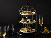 [Time Sale/Night Afternoon Tea] Italian Appetizer Stand + All-You-Can-Drink 6 Types of Drinks Including Sparkling Wine