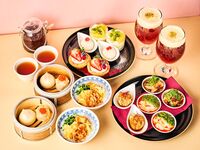 14時【厳選中国茶が飲めるカフェフリー付き】　春のチャイニーズアフタヌーンティー