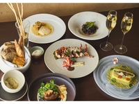 TC限定【Symphony】オマール海老×国産牛フィレ 贅沢Wメイン 春のシーズナルコース＋シャンパン含むペアリング5杯