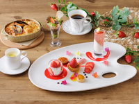 【Choose Your Main × Colorful Sweets!】Sweets & Lunch “Strawberry Palette”