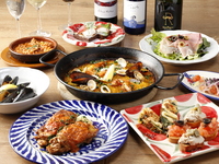 【Menú la niña】シーフードやスペインワインなど2時間飲み放題 全6皿9品