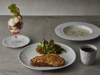 サンドイッチモーニング（クロックムッシュ）　パルフェバンビ付き【 ¥3,800円(税別) 】