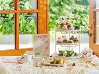 【平日】◇マリアージュフレール社 紅茶1ポット付き◇ 抹茶と桜のアフタヌーンティ with 祇園辻利