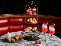 Pierre Hermé Paris Floral Infusion Afternoon Tea with Strawberry Mocktail & Fresh Strawberries (February 1 – March 31)