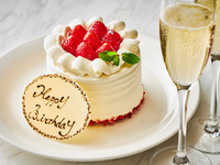 【アニバーサリープラン】グランドディナービュッフェ＋乾杯スパークリング+ホールケーキ★平日★13,400円（２名様分）＊3/14～4/5