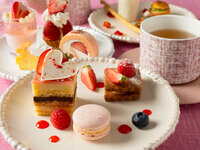 Enjoy the Strawberry and Cherry Blossom Afternoon Tea Set with Francfranc tableware