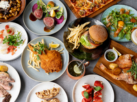 6人以上 [高级套餐 5,280日元] 豪华套餐，您可以享用各种开胃菜、牛排和西班牙海鲜饭！