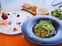 BOTANICAL SPRING LUNCH SET