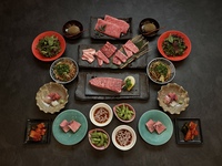 “能登牛肉特级”牛排和烤肉套餐