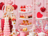 ★2/22・23日特別タイムセール10%OFF★【土日祝】いちごとスウィートベアのアフタヌーンティー★老舗紅茶マリアージュフレールお代わり自由！