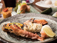 ◇（土日祝日）★四季彩ランチ★豊洲市場より入荷の魚三種炭火焼き　＊4/1～