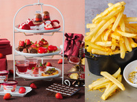 ☆★学生割引10%OFF★☆2時間カフェフリー【平日：ポテトフライ付き】ストロベリー＆チョコレート アフタヌーンティー withハーゲン ダッツ