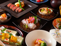 [Recommended Kaiseki Course 27,500 yen] For entertaining or celebrations, enjoy the pleasure of luxurious ingredients and the artisanal techniques of Japanese cuisine. ☆Private rooms are also available.