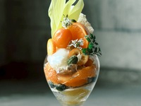 Seasonal Parfait Pairing　-柑橘　玄米抹茶　うるい-