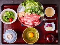 【平日ランチ】牛鍋御膳・竹（120g）