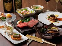 【春コースB】特撰黒毛和牛＆鮑・フォアグラ贅沢鉄板焼きコース【5月6日まで】