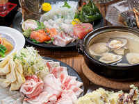 [Spring welcome/farewell party] Special plan featuring Sakura sea bream and Kyoto mochi pork shabu-shabu as main dishes ★ 5,000 yen with all-you-can-drink
