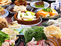 [Easy drinking party] A banquet course perfect for a drinking party, including grilled local chicken and seafood bowls ★ 4,500 yen with all-you-can-drink
