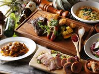 【ビアガーデン】美名豚やオーシャンビーフ、パスタ等12品＋ビールやウイスキー2種含む3H飲み放題