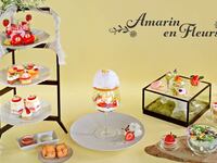 埼玉県産いちご「あまりん」ナイトアフタヌーンティー　あまりん・アン・フルール