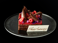 Raspberry Earl-grey Chocolate Cake (11 cm diameter)