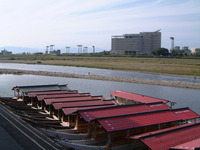 繁忙日：20人乗り観覧船の手配