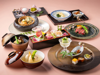 4月日本料理会席 「季節の会席」乾杯用1ドリンク付き