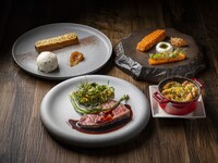 【Web booking / Special price with free flow】 4 dishes -dinner course "Charred"（From 6 persons）