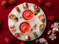 【WEB限定】🌸🍓アフタヌーンティー＋メッセージプレート付